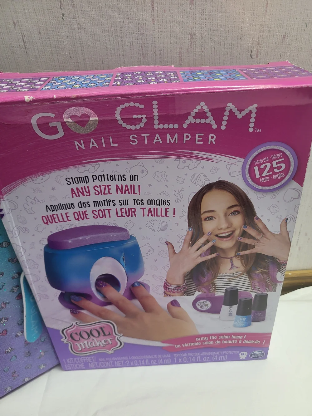 Glow Glam Nail Art Stamp Kit New In Box Never Used